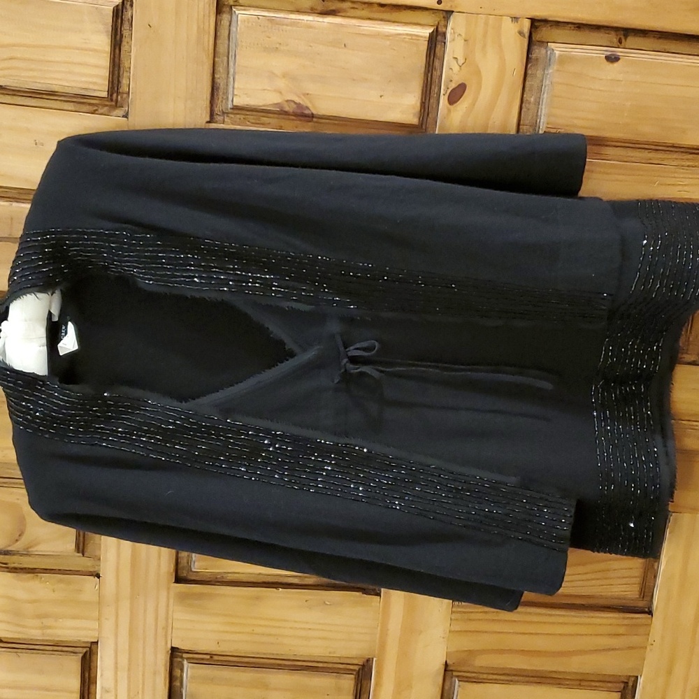 J. Crew Cashmere Blend  Sweater Set Black Medium